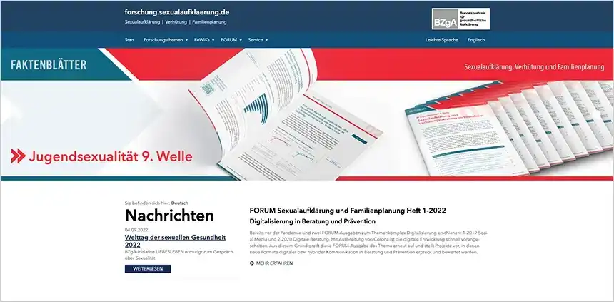 Forschung Sexualaufklärung Forschung Sexualaufklärung